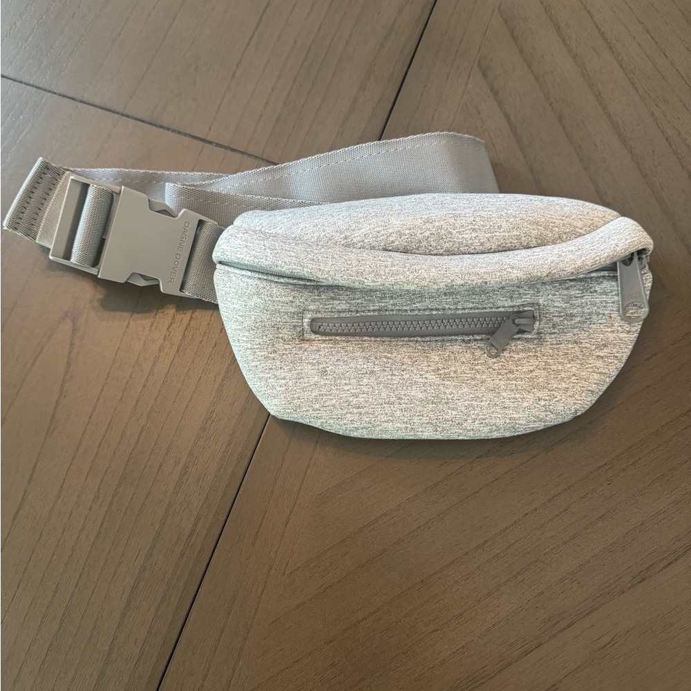 Dagne Dover Gray Crossbody Bag with Minimalist Design